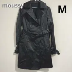 マウジー　moussy トレンチコートベルト付　ブラック　Mサイズのサムネイル