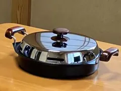 鋳両手鍋 ブラック 24cm oigen クックトップ 丸深形 IH - メルカリ