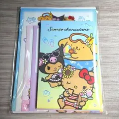 ハローキティ レターセット 夏休み すいか割り サンリオ レア 中古