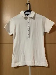 トミーフィルフィガー　白いポロTシャツ