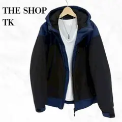 THE SHOP TK 中綿ジャケット　アウター　青黒　ダウンジャケット