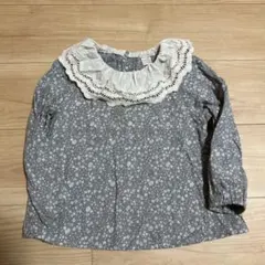 ♡tete teteテータテート花柄フリルブラウス♡110cm♡