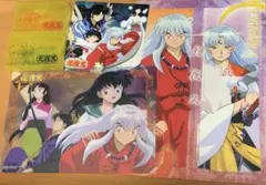 【当時物】犬夜叉 グッズセット（下敷き・ブッククリップ・シール・非売品おまけ）