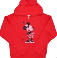 ミニーちゃん耳付きパーカー　Sサイズ
