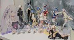 リゼロ まとめ売り 一番くじ プライズ フィギュア アクスタ アクリルボード等