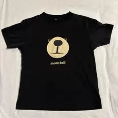 mont-bell/モンベル　ブラック Tシャツ クマデザイン　サイズ120