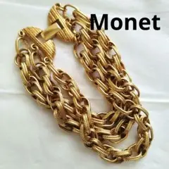 Monet テクスチャー仕上げ チェーンブレスレット