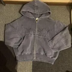 BlessU pigment zip hoodie