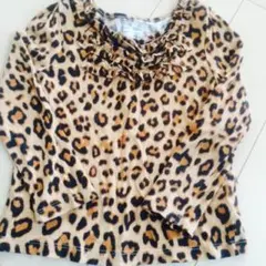 babygap 激かわ レオパ柄 ロンT 90