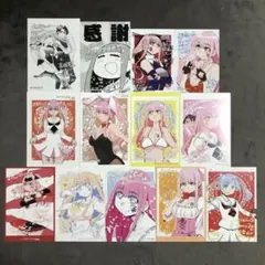 オタクに優しいギャルはいない!? 特典 イラストカード 11枚セット ペーパー オタクに優しいギャルはいない!? 特典 イラストカード 11枚セット