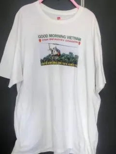 (希少)Hanes GOOD MORNING VIETNAM Tシャツ 2XL