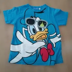ドナルドダック Tシャツ 青 110cm