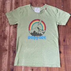 ReNature Tシャツ サイズ4 山と虹デザインのサムネイル