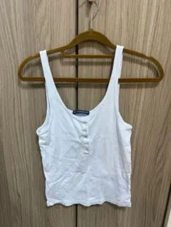 Brandy Melville ヘンリーネック タンクトップ ライトブルーのサムネイル