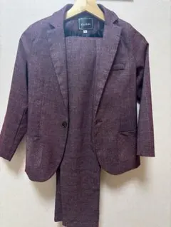 【美品】150センチ　スーツ　上下セット　チェック柄　フォーマル