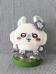 ちいかわ おすわりぬいぐるみ用 お花の耳飾りとフリフリ洋服セット モモンガ専用