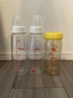 【バラ売り可能】Pigeon 哺乳瓶 240ml 3本セット