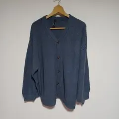【新品未使用品】HALHAM（ハルハム）バルーンスリーブニットカーディガンL