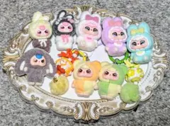 【バラ売り対応可】BABYTHREEキーホルダー　ぷくっとアングリーフェイス