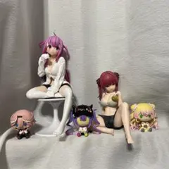 ホロライブ　フィギュア　まとめ売り　ちょこのっこ　リラックスタイム　宝鐘マリン