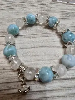 り*な様 ラリマー デザインブレスレット