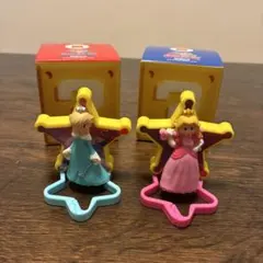 ザ・スーパーマリオブラザーズ・ムービー フィギュア 2種　ピーチ姫　ロゼッタ