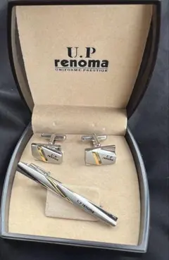u.p renoma ネクタイピン・カフスセット ケース付き