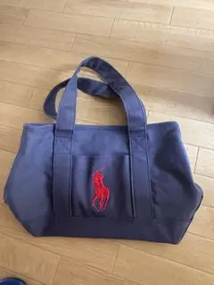 Polo Ralph Lauren キャンバストートバッグ ネイビーのサムネイル