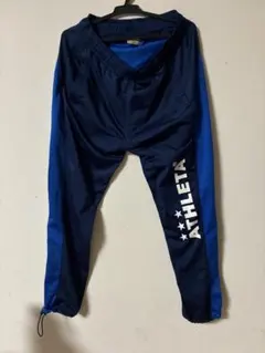 美品　ATHLETA トレーニングパンツ ネイビー/ブルー　140