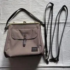 AYANOKOJI ブラウンがま口バック