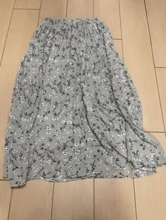 GLOBAL WORK 花柄ロングスカート L