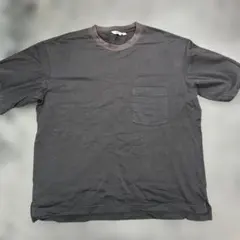 UNIQLO U ブラック ポケット付き Tシャツ XL