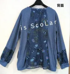 IS SCOLAR フラワープリント 長袖トップスカーデガン未使用❣