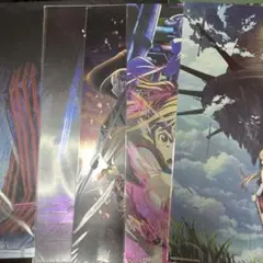 ソードアートオンライン A3特殊加工ポスター 5枚セット