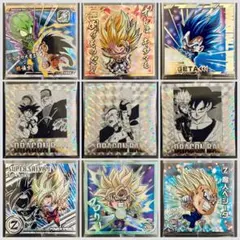 ドラゴンボール40周年記念 シールウエハース２& 超戦士シール 計9枚まとめ売り