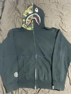 A BATHING APE タイガーカモシャーク 1stフルジップ パーカー