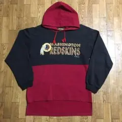 90s USA製 REDSKINS NFL スウェット パーカー ワインレッド