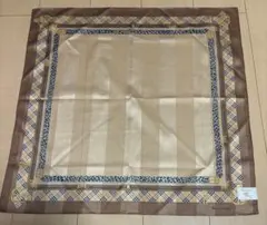 【新品未使用】Burberrys レオパード柄 レディース ハンカチ 綿100