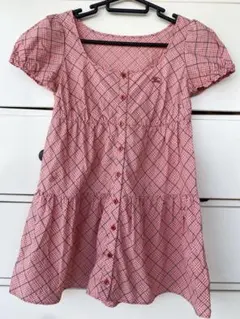 バーバリーブルーレーベル チェックシャツ 36 綿100%