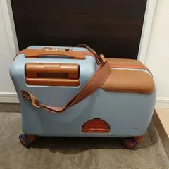 美品】乗れるキッズスーツケース 2WAY 分離可能 耐荷重30kg ブルー