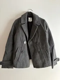 earth music&ecology グレー ダブルブレストジャケット S