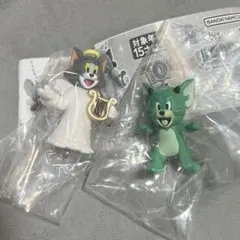 つまんでつなげてマスコット　トムとジェリー　ガチャガチャ 天使と悪魔