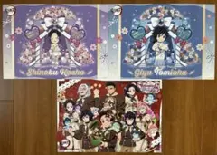 鬼滅の刃 3枚 ランチョンマット 冨岡義勇 胡蝶しのぶ バレンタイン カフェ