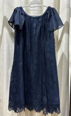 【未使用】ミッシュマッシュ　ドレス　ワンピース　ネイビー