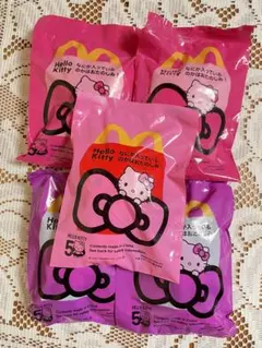 未開封　マクドナルド　キティちゃん　ぬいぐるみ　5個セット　平成ギャルほか