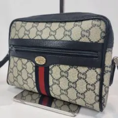入手困難 オールドグッチ ショルダーバッグ GGスプリーム シェリーライン