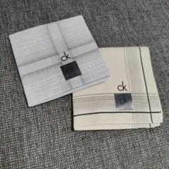 Calvin Klein ハンカチ 2枚セット