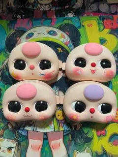 Baby three ベイビースリー　400％　ぬいぐるみ公式顔パーツ4点セット