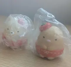 すみっコぐらし 喫茶すみっコでいちごフェア マスコットライト　セット