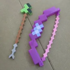 Minecraft 弓とツルハシ 2点セット